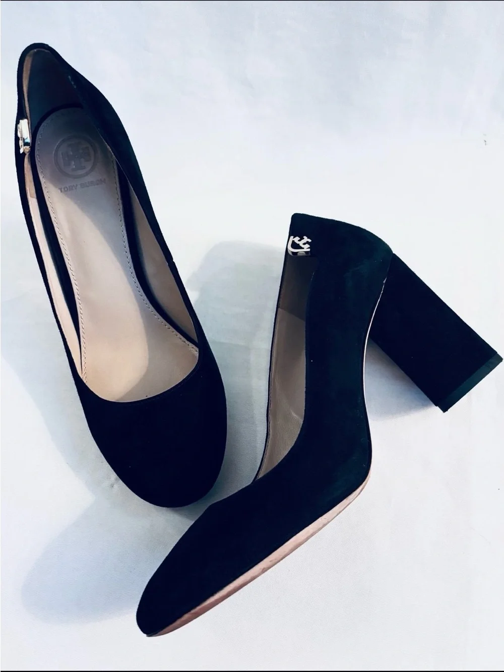 TORY BURCH ELIZABETH Block Heel Pumps
